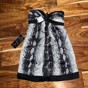 Snakeskin Samantha Strapless